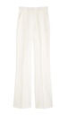 High Waisted Trousers Tailoring Wool White