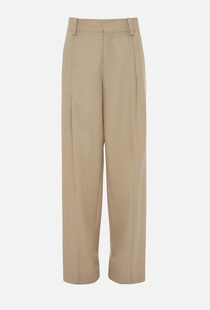 Low Rise Seam-Detail Trouser