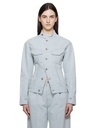 Sculptural Denim Jacket