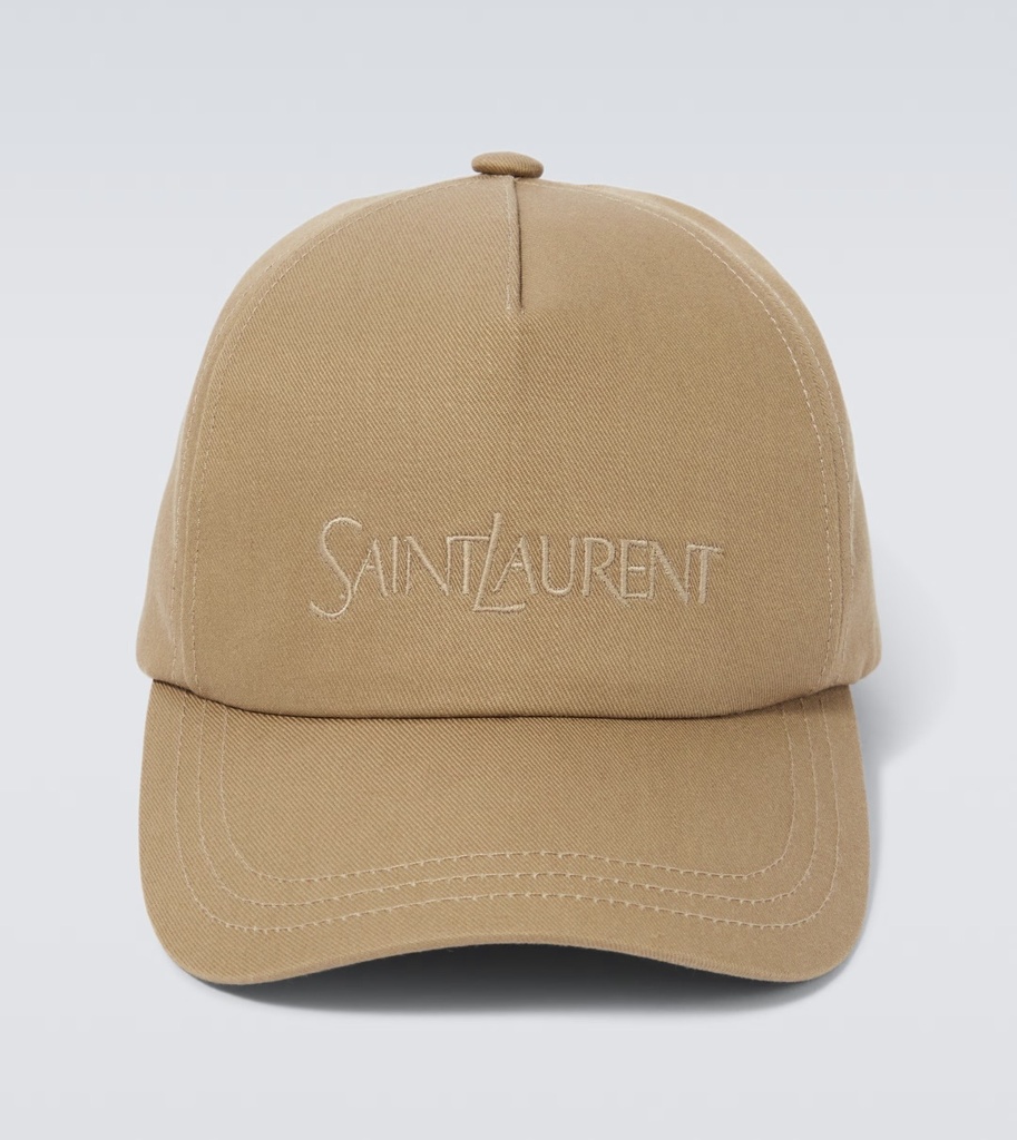 Beige Hat Saint Laurent