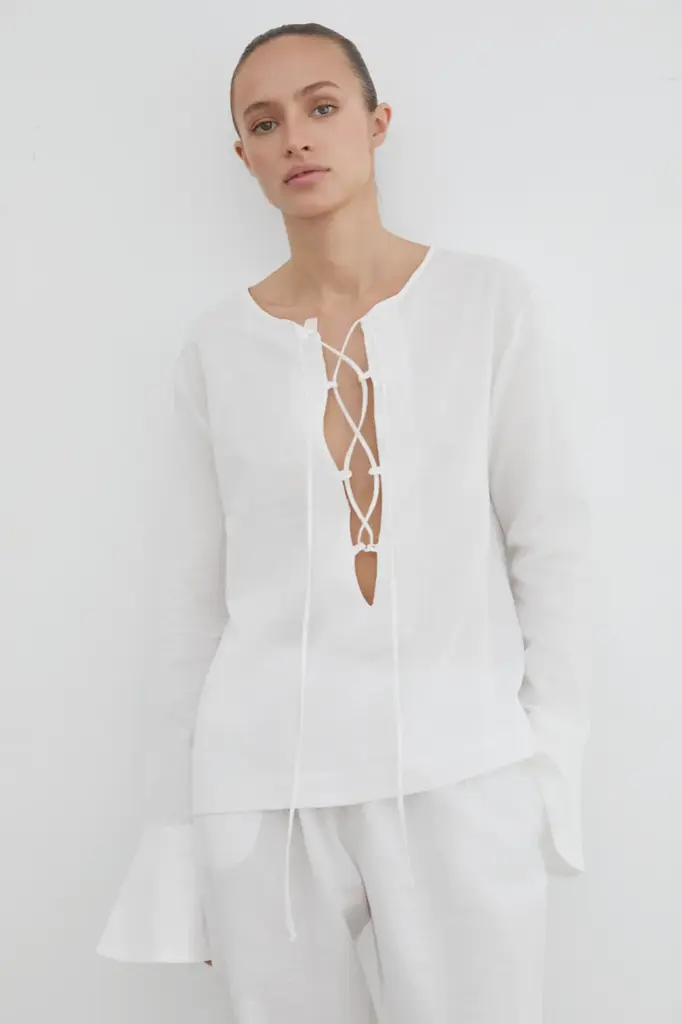 Alegra Blouse White