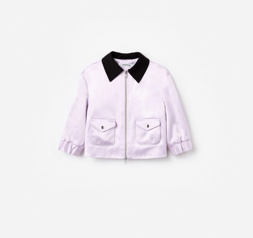 Lilac Viscose Jacket