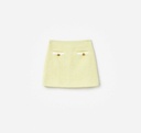 Yellow Boucle Skirt