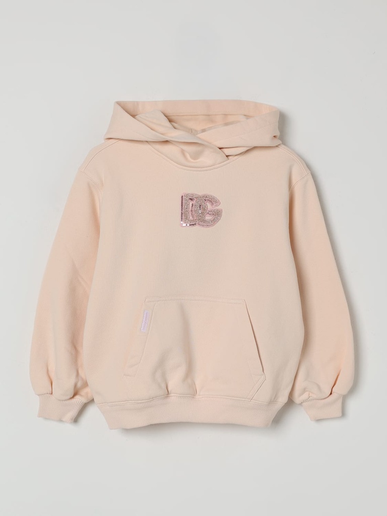 Felpa Con Cappuccio Rosa Pallido