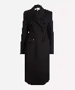 Double Face Coat in Black