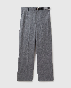 Belted Flannel Trousers