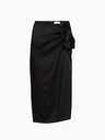 Satin Gathered Skirt
