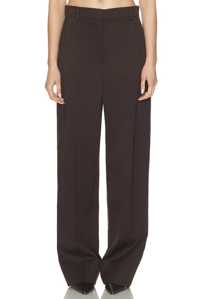Twill Tailoring Loose Trousers