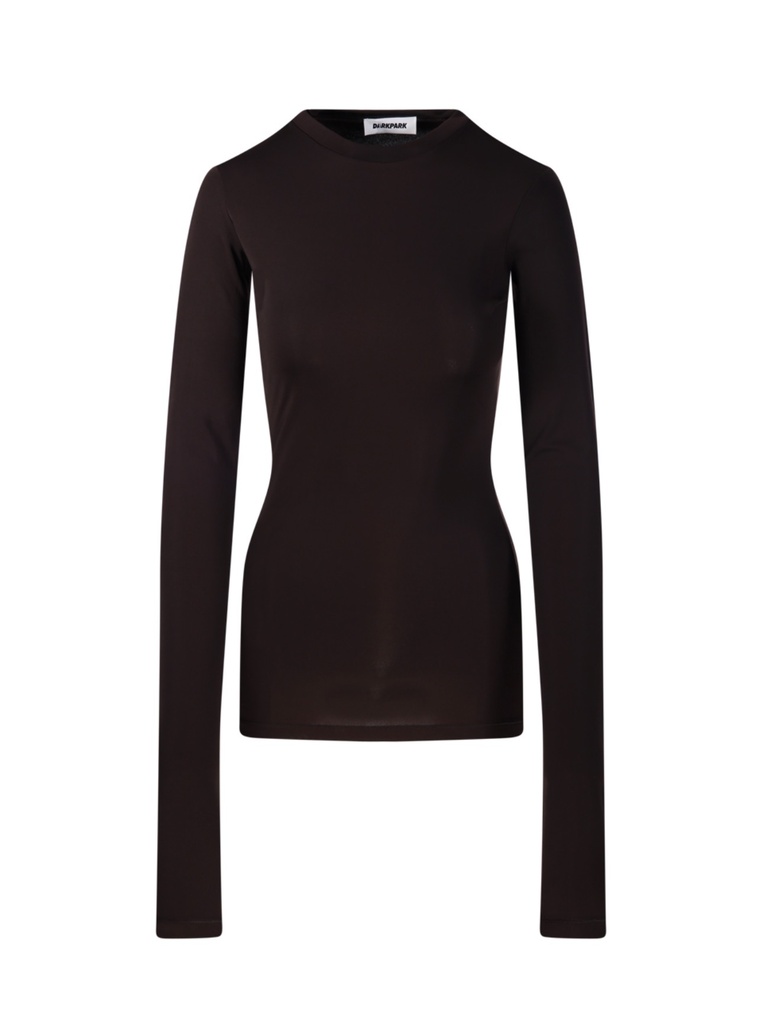 Carmen - Slim fit Long Sleeve Crewneck Top