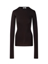 Carmen - Slim fit Long Sleeve Crewneck Top