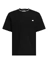 Cotton Black Pique T-shirt