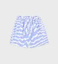 Eden Script Poplin Short Blue