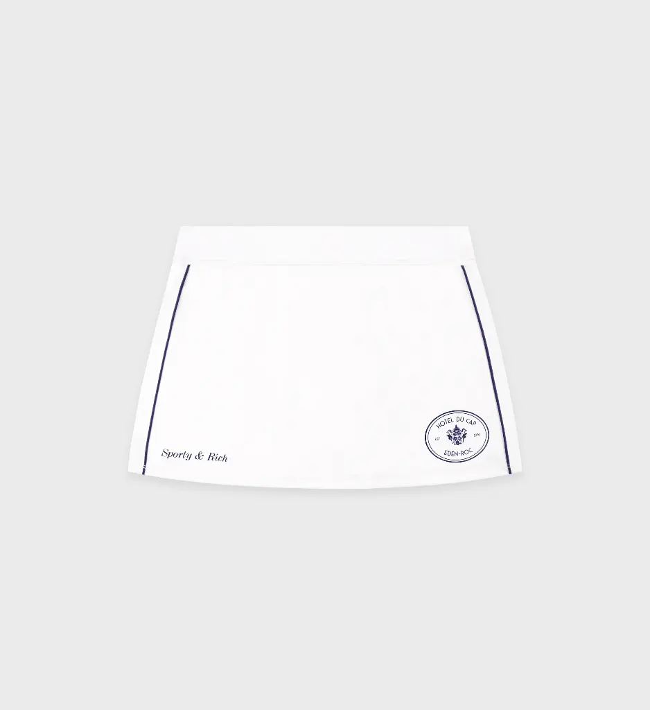 Eden Crest Court Skirt White