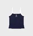 Eden Crest Embroidered Pique Tank Dark Blue