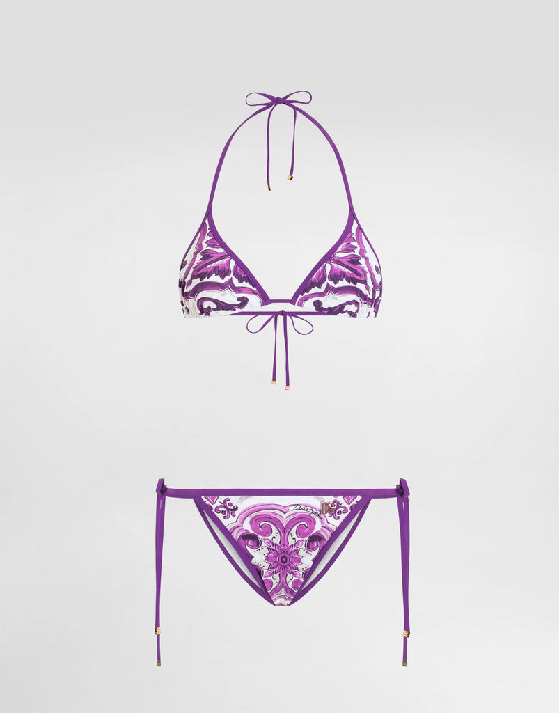 Maiolica Print Bikini 