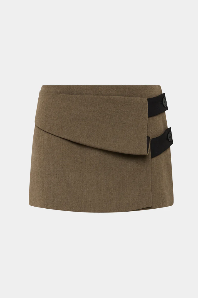 Sartoria Mini Skirt - Chocolate Marle