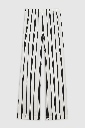 Elain Pant - Ivory And Black Monogram Stripe