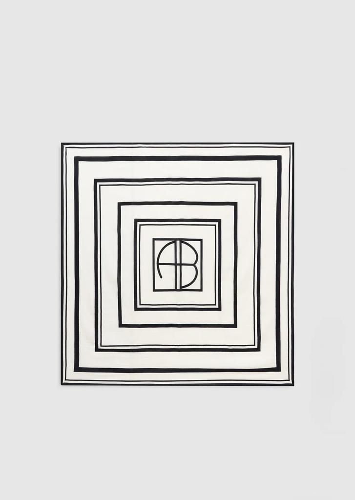 Eliza Sarong - Ivory and Black Monogram