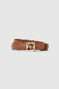 Monogram Belt - Cognac