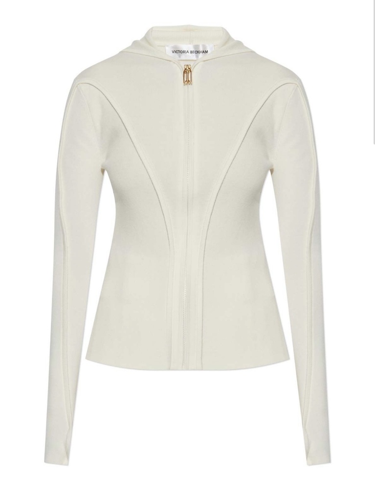 Piping Detail Hhooded Top