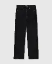 Black Denim Lace Jeans