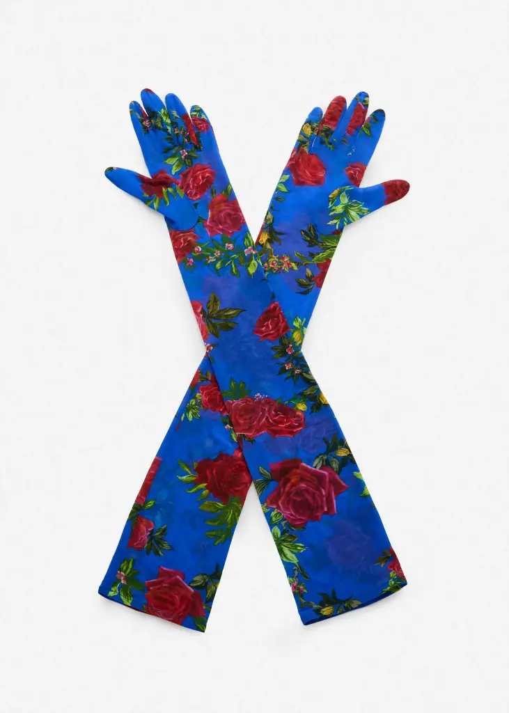 Gloves 01 Blue Print