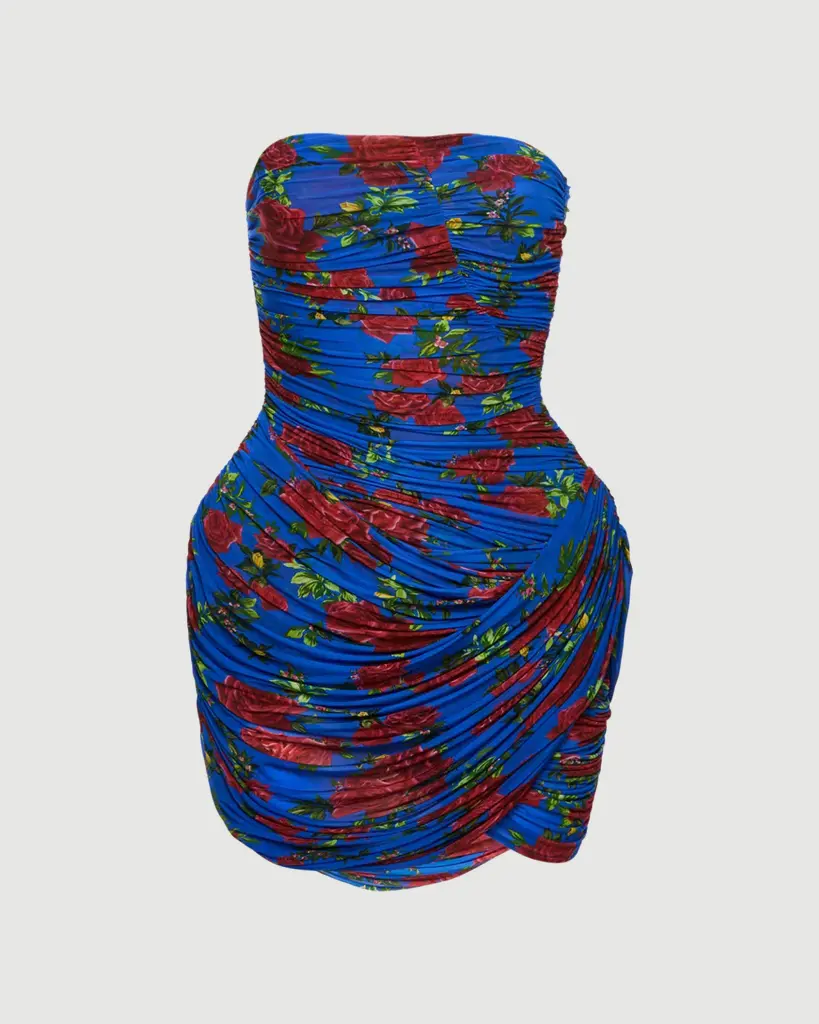 Dress 05 Blue Print