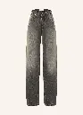 Trousers Lu - Straight Leg Denim Dirty Sand Black