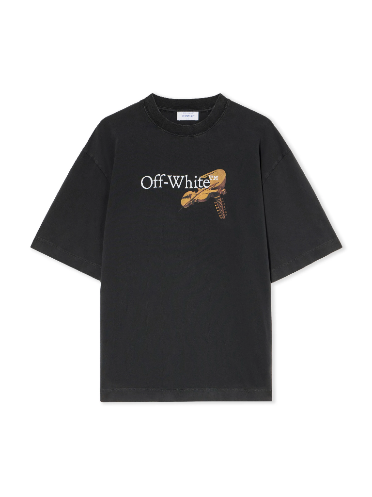 Cupid Arrow Slim S/S Tee Vintage Black - White