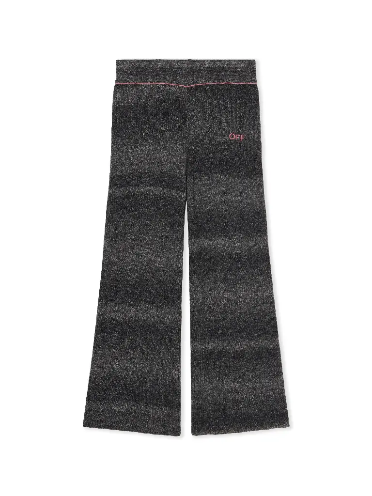 OFF STAMP CLEAR RIB PANT DARK GREY - FUC