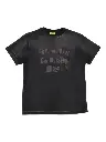Letters Collage Tee S/S Dark Grey - Whit