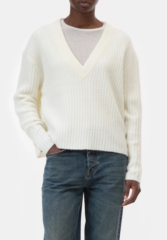 V Neck Rib
