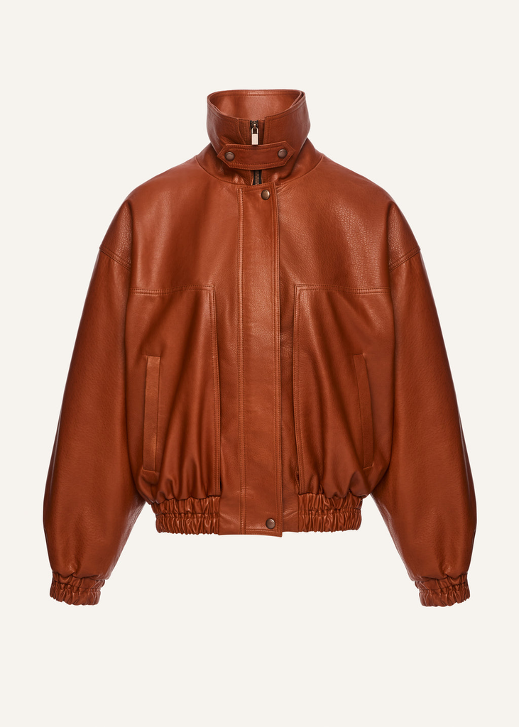 Leather 20 Jacket Orange