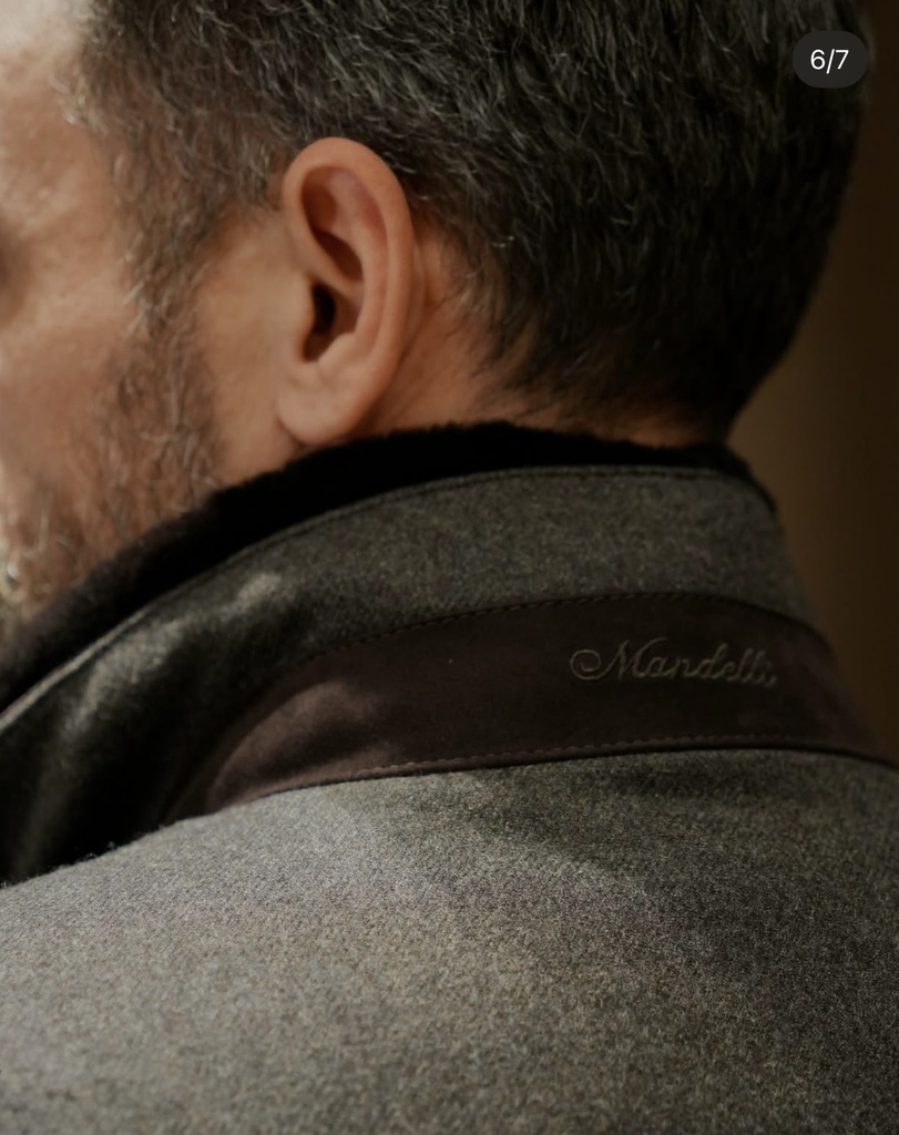 Man - Fabric 3/4 jacket