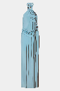 Rioja Halter Scarf Maxi Dress