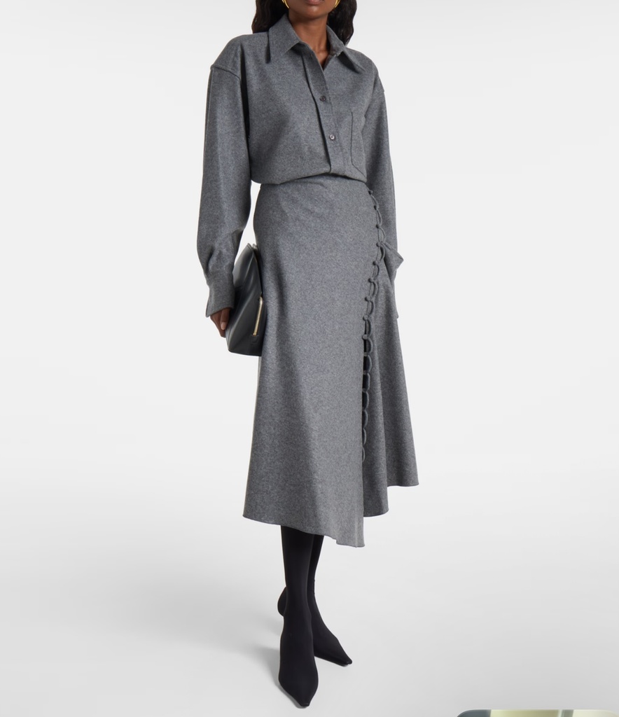 Rouleau Detail Skirt