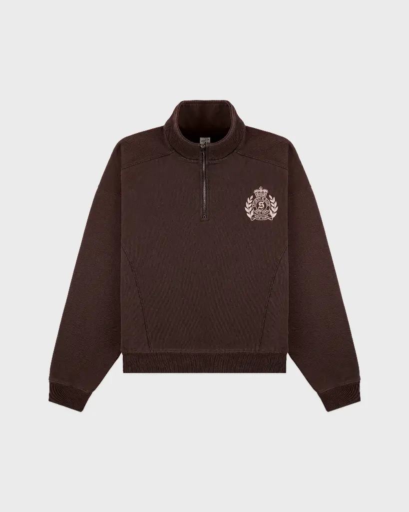 NY Crest Embroidered Quarter Zip