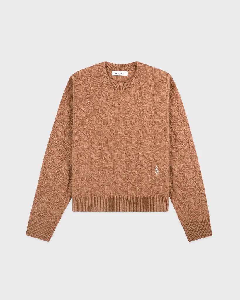 SCR Cableknit Cashmere Sweater