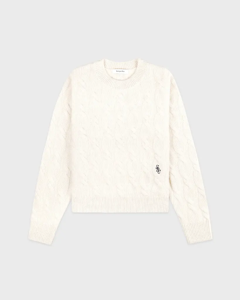 SCR Cableknit Cashmere Sweater