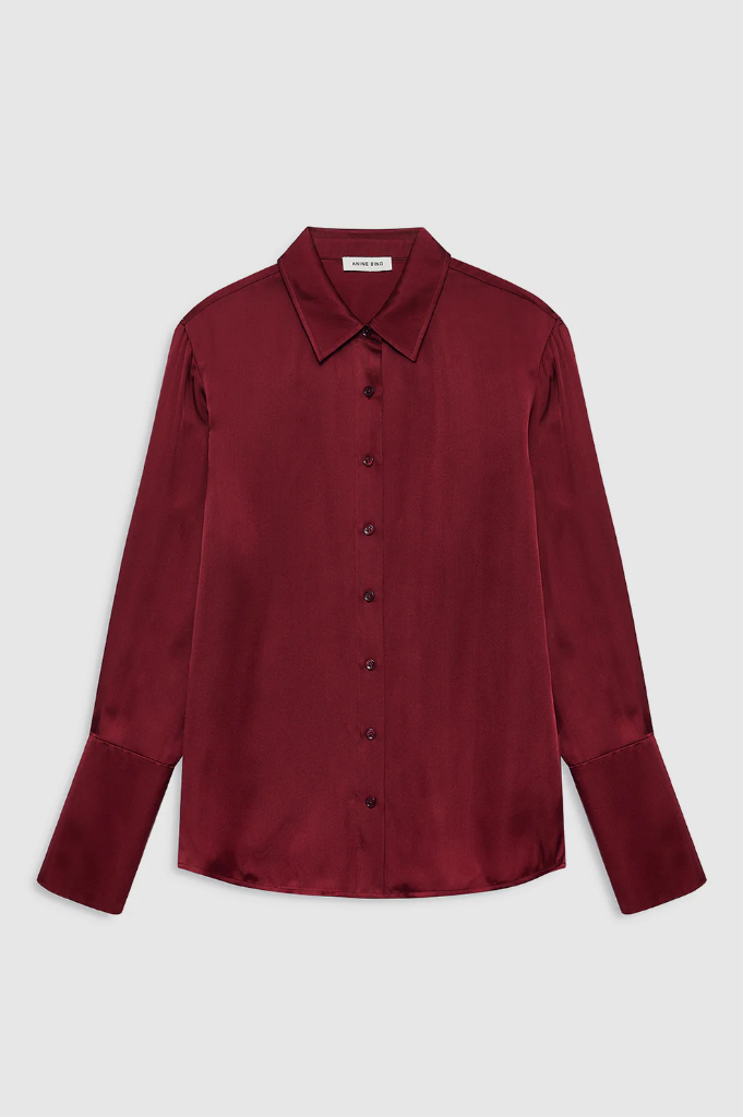 AMANDA SHIRT - CABERNET