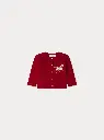 Cardigan Teyana avec broderie cheval en cachemire