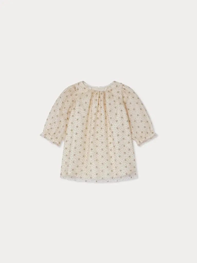 Robe Jelisa en tulle brodé avec doublure