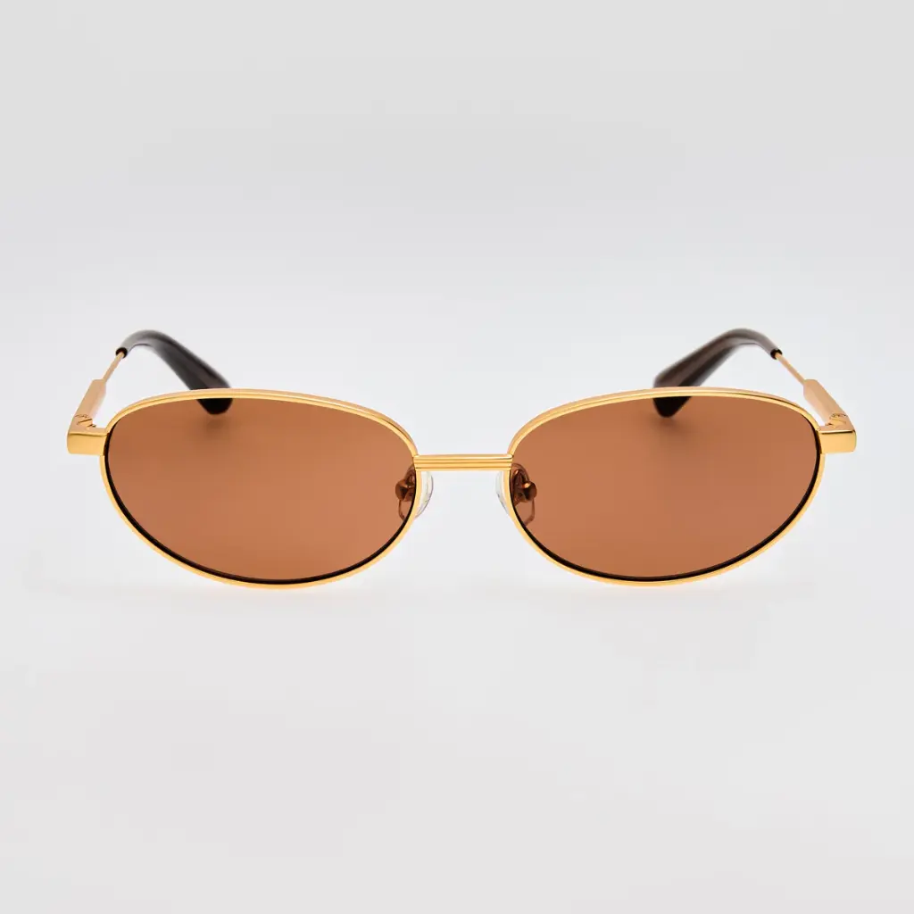 Alba Sunglasses in Matt Gold