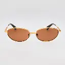 Alba Sunglasses in Matt Gold