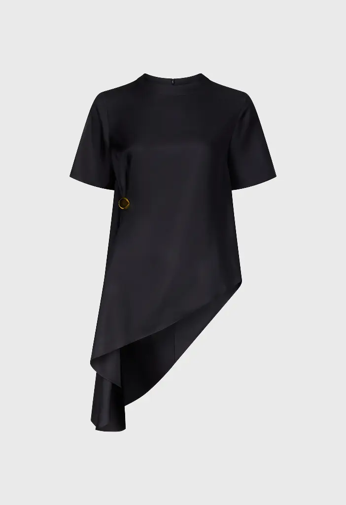 Madea Draped Asymmetric Top