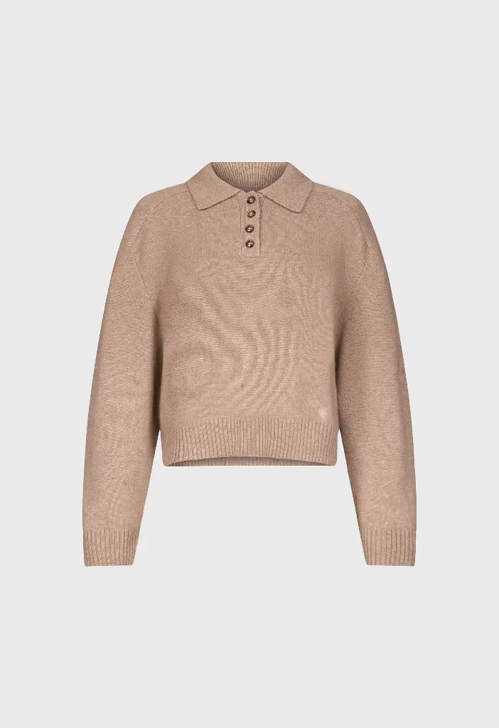 Homere LSD Polo Collar Sweater - Homere LDS Boxy Sweater