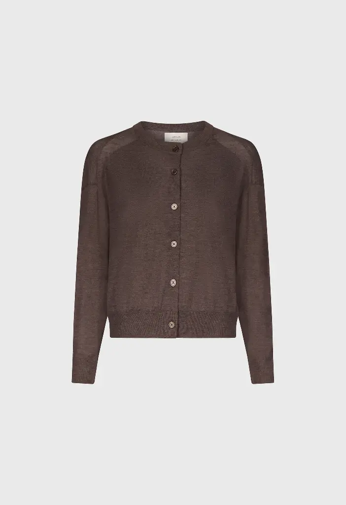 Kita Fine Crewneck Cardigan