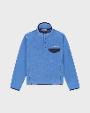 Serif Logo Buttoned Polar Sweatshirt