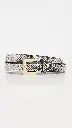 Nicola Belt - Black And White Snake 