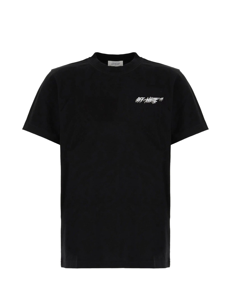Shadow Logo T-Shirt- Off Logo S/S Slim Tee 